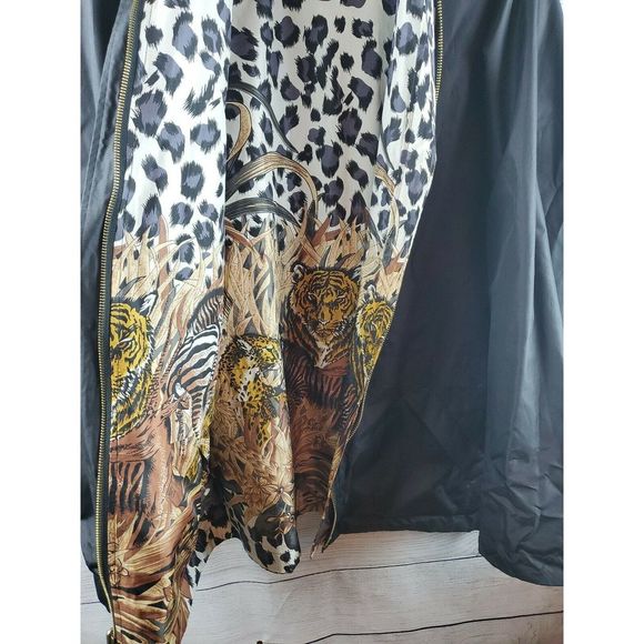 Gils Milano Reversible Leopard Jacket Sz Lg NWOT - Picture 8 of 8